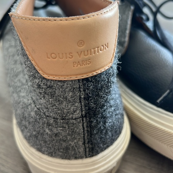 Louis Vuitton Men’s Desert Boot Sneaker Leather Wool 9 LV or 10 US MS0167 | Used - Picture 6 of 10